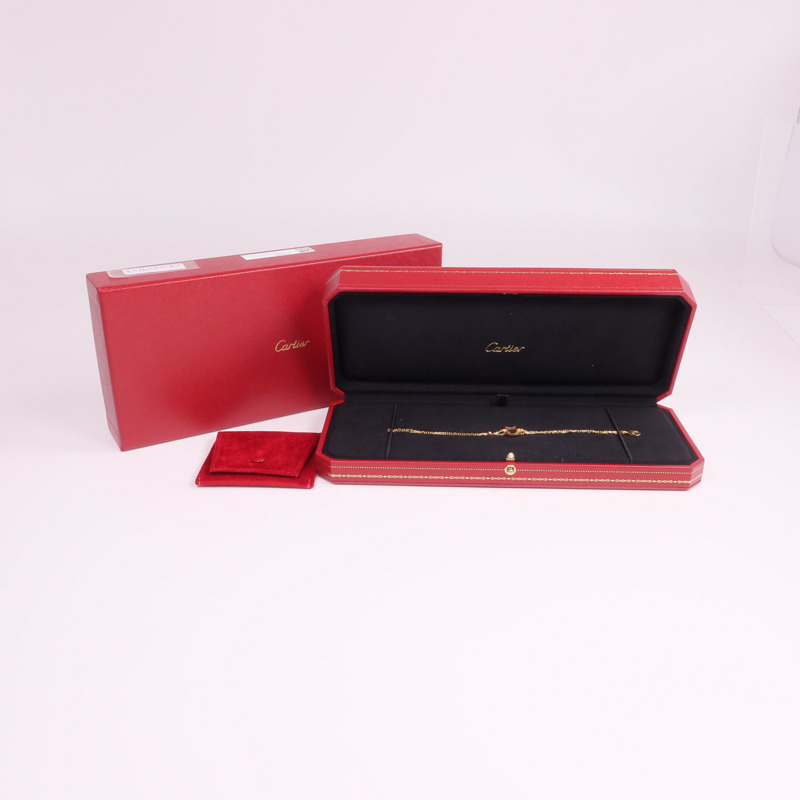 CARTIER 18K玫瑰金Love Bracelet 2 Diamonds鑽石手鏈-9