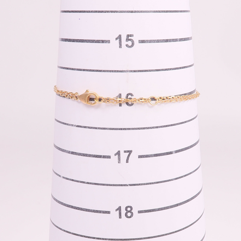 CARTIER 18K玫瑰金Love Bracelet 2 Diamonds鑽石手鏈-10