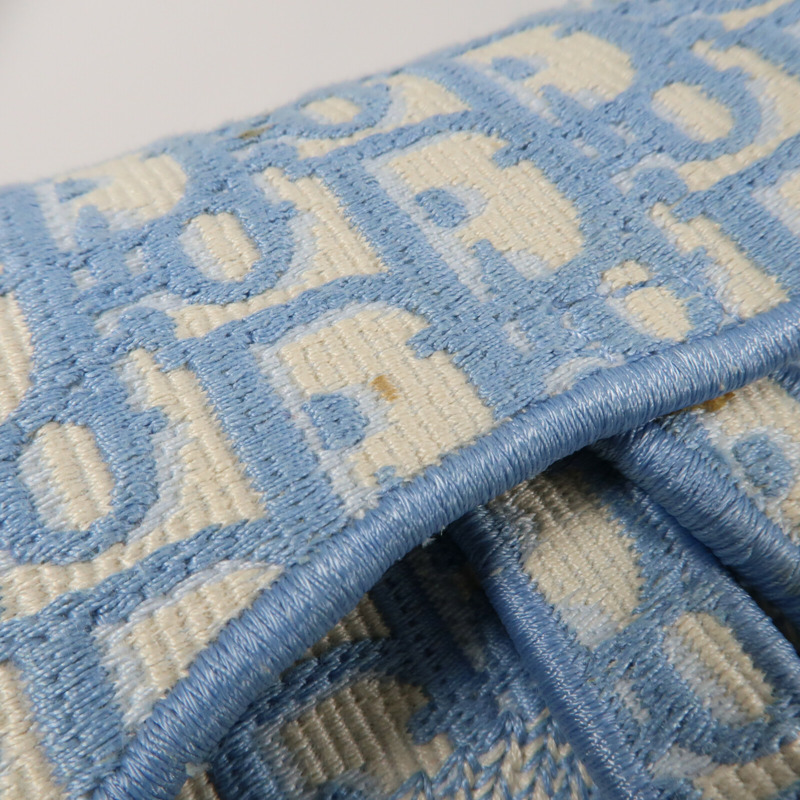 Dior 帆布Saddle Bag金扣肩背袋-11