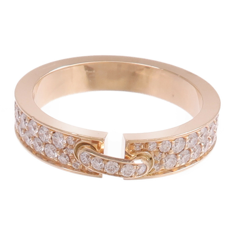Chaumet 18K玫瑰金Liens Evidence Ring鑽石戒指Chaumet#47/US#4.25-1