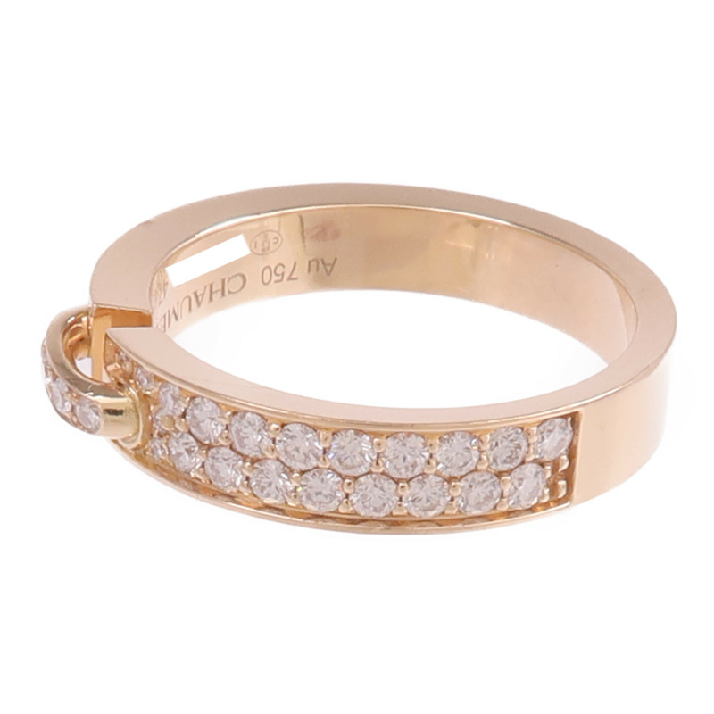Chaumet 18K玫瑰金Liens Evidence Ring鑽石戒指Chaumet#47/US#4.25-2
