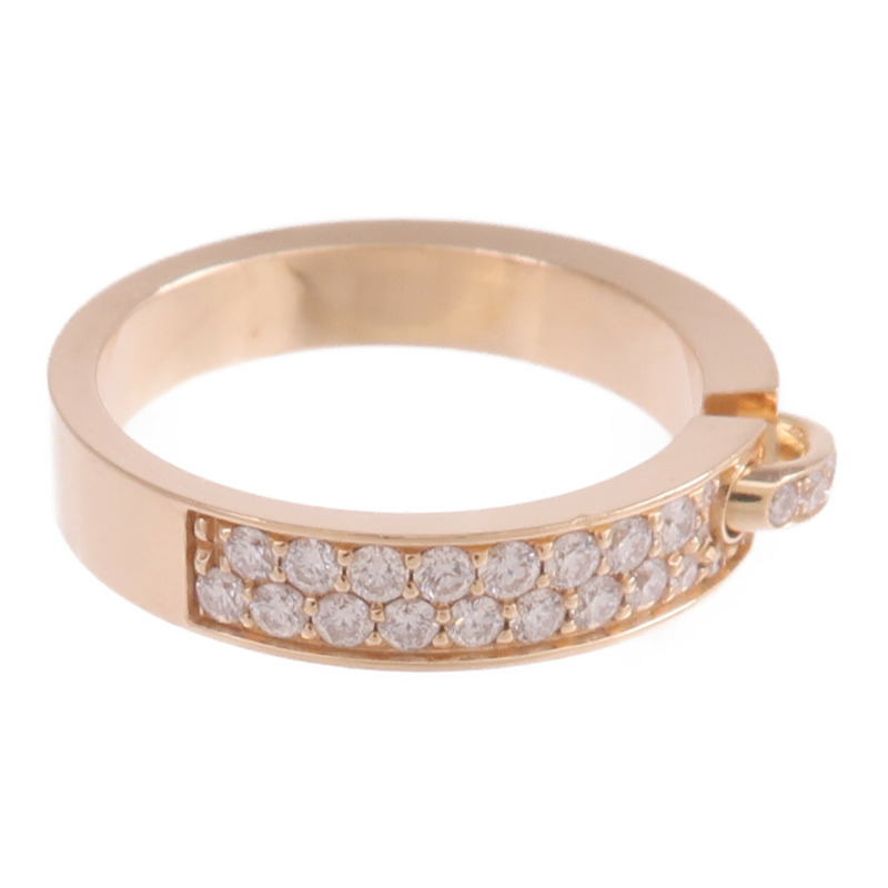 Chaumet 18K玫瑰金Liens Evidence Ring鑽石戒指Chaumet#47/US#4.25-3