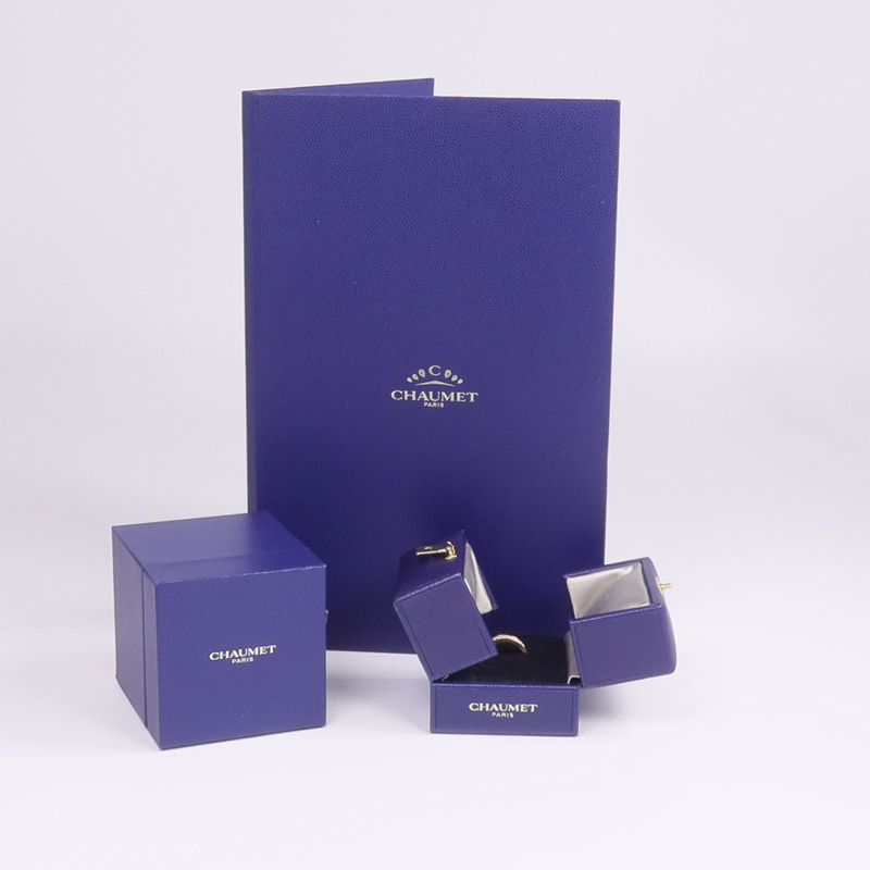 Chaumet 18K玫瑰金Liens Evidence Ring鑽石戒指Chaumet#47/US#4.25-8