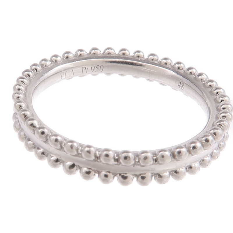 Van Cleef & Arpels PT950鉑金Estelle Ring戒指VCA#48/US#4.5-4