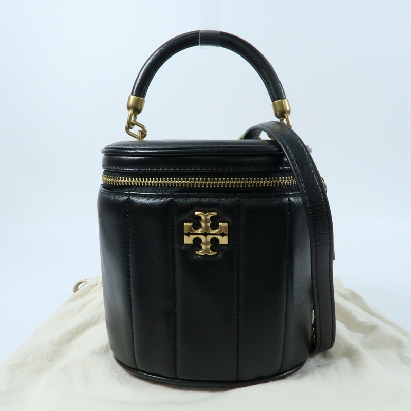 Tory Burch 羊皮皮革Kira Vanity Case金扣鏈帶手挽肩背兩用袋-3