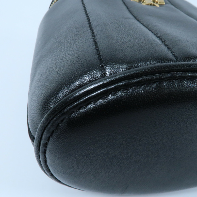 Tory Burch 羊皮皮革Kira Vanity Case金扣鏈帶手挽肩背兩用袋-5