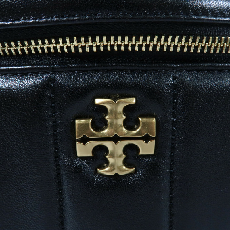 Tory Burch 羊皮皮革Kira Vanity Case金扣鏈帶手挽肩背兩用袋-10