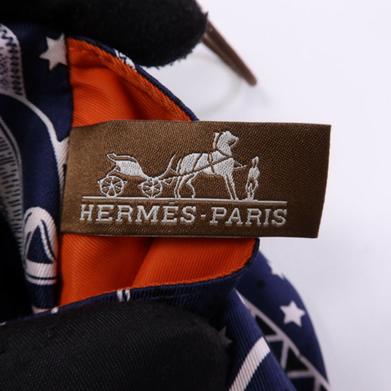 HERMES 【Hermes Fair】絲質Bag In Bag銀扣手拿包-4