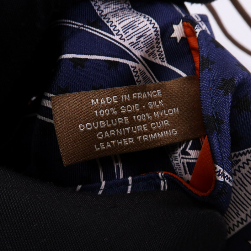 HERMES 【Hermes Fair】絲質Bag In Bag銀扣手拿包-6