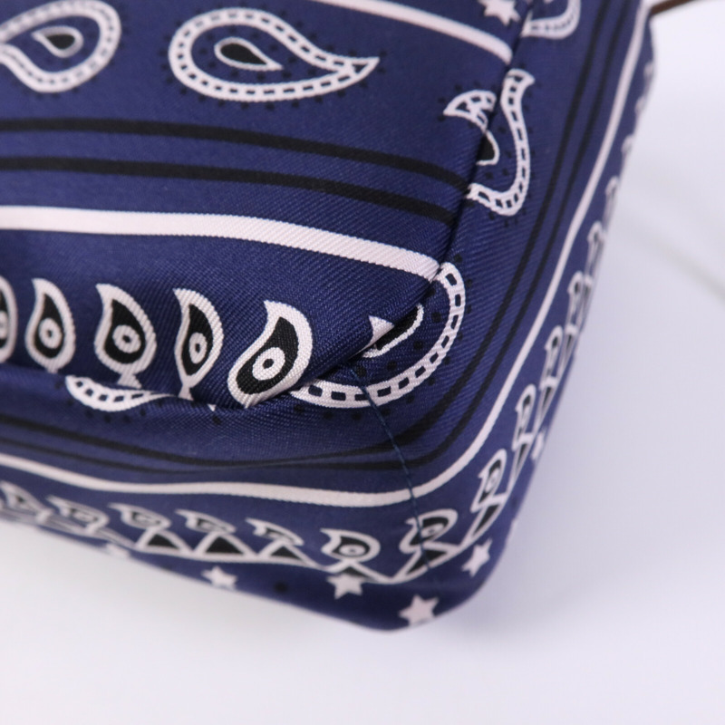 HERMES 【Hermes Fair】絲質Bag In Bag銀扣手拿包-8