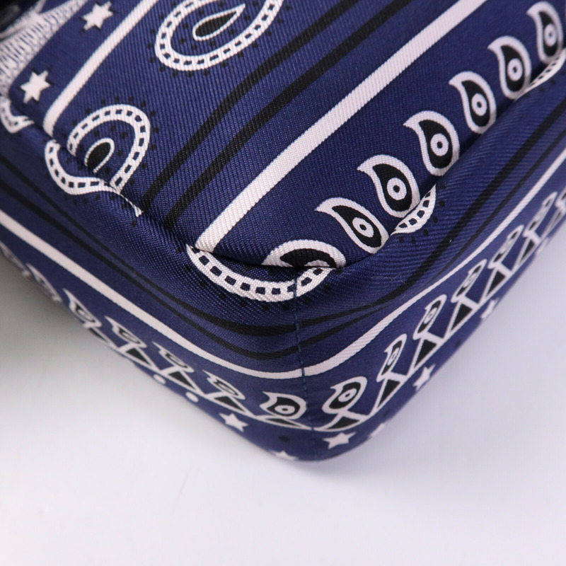 HERMES 【Hermes Fair】絲質Bag In Bag銀扣手拿包-9