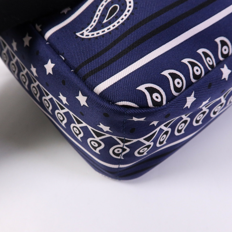 HERMES 【Hermes Fair】絲質Bag In Bag銀扣手拿包-11