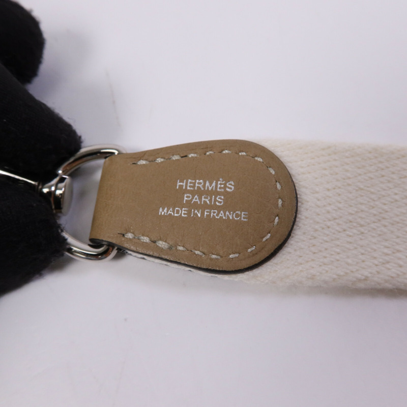 HERMES Clemence皮革Evelyne TPM銀扣肩背袋-5
