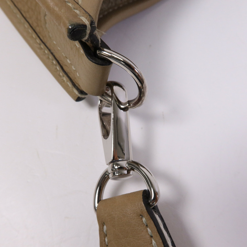 HERMES Clemence皮革Evelyne TPM銀扣肩背袋-6