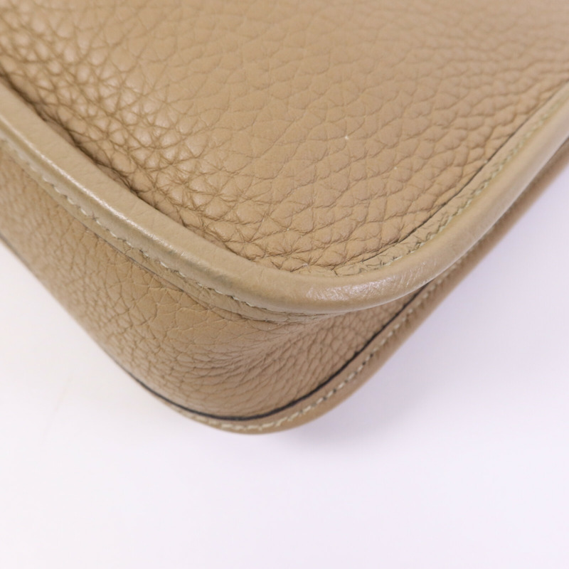HERMES Clemence皮革Evelyne TPM銀扣肩背袋-12