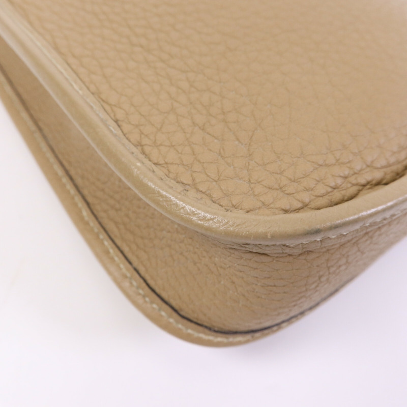 HERMES Clemence皮革Evelyne TPM銀扣肩背袋-13