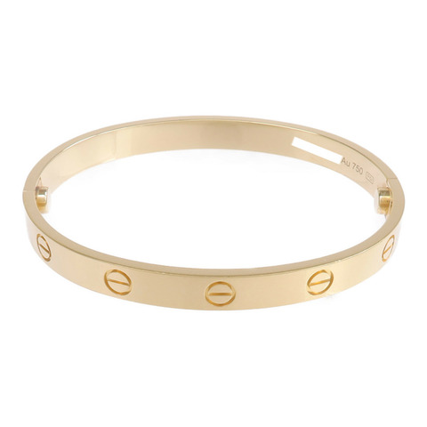 CARTIER 18K黃金Love Bracelet手鐲