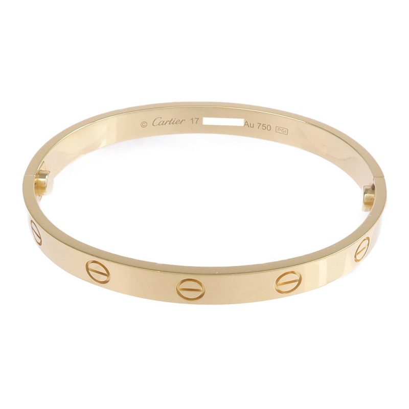 CARTIER 18K黃金Love Bracelet手鐲-2