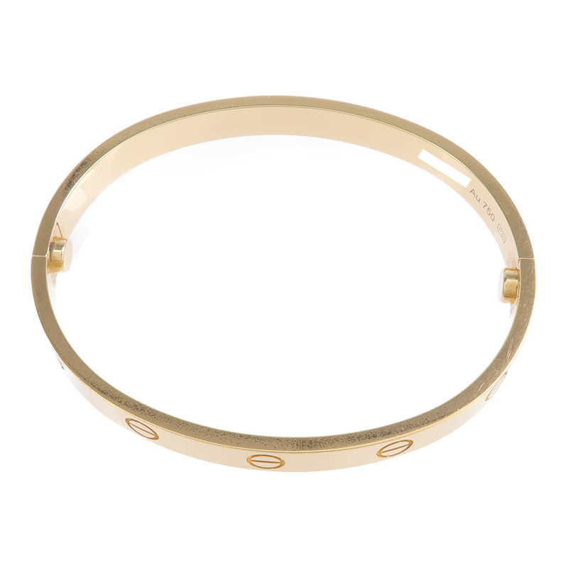 CARTIER 18K黃金Love Bracelet手鐲-3