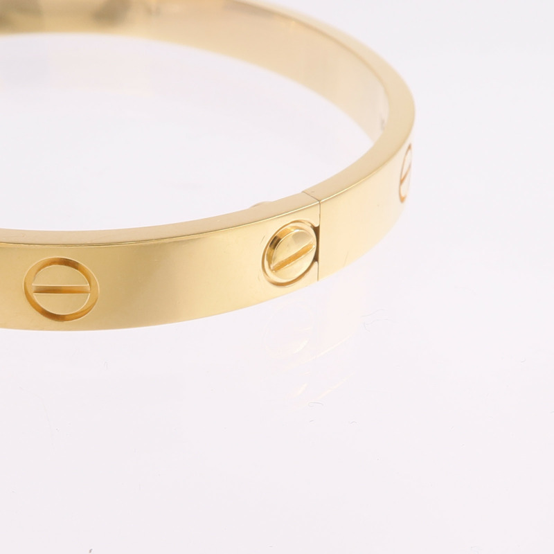 CARTIER 18K黃金Love Bracelet手鐲-6