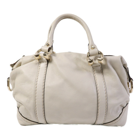 GUCCI 牛皮皮革Boston Bag金扣手挽袋