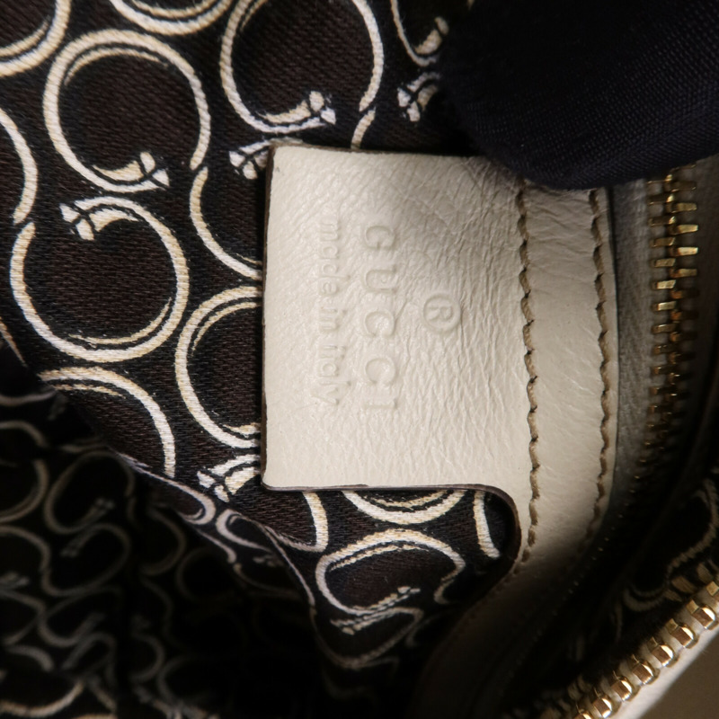 GUCCI 牛皮皮革Boston Bag金扣手挽袋-5