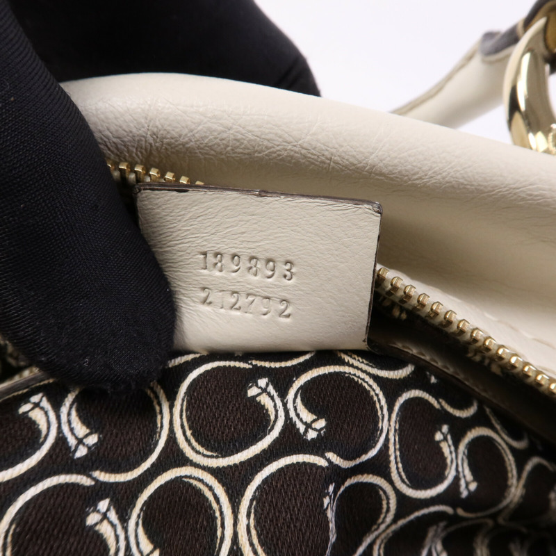 GUCCI 牛皮皮革Boston Bag金扣手挽袋-7