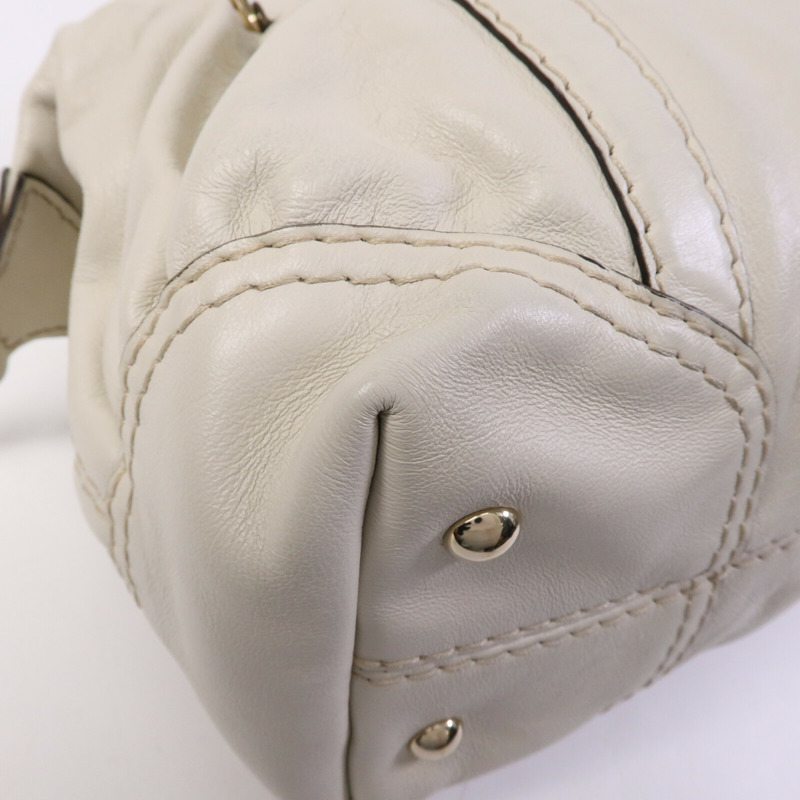GUCCI 牛皮皮革Boston Bag金扣手挽袋-12