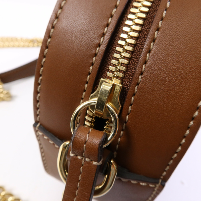 GUCCI 塗層帆布Shoulder Bag金扣肩背袋-6