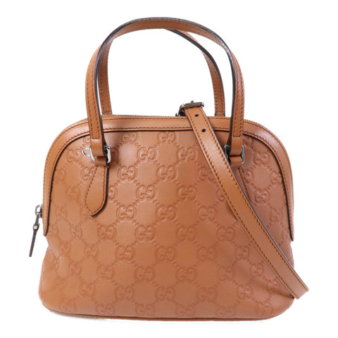 GUCCI 牛皮皮革Shoulder Bag銀扣肩背袋