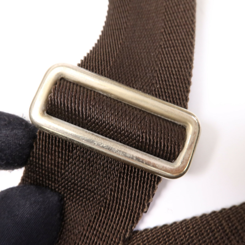 GUCCI 塗層帆布Shoulder Bag金扣肩背袋-6