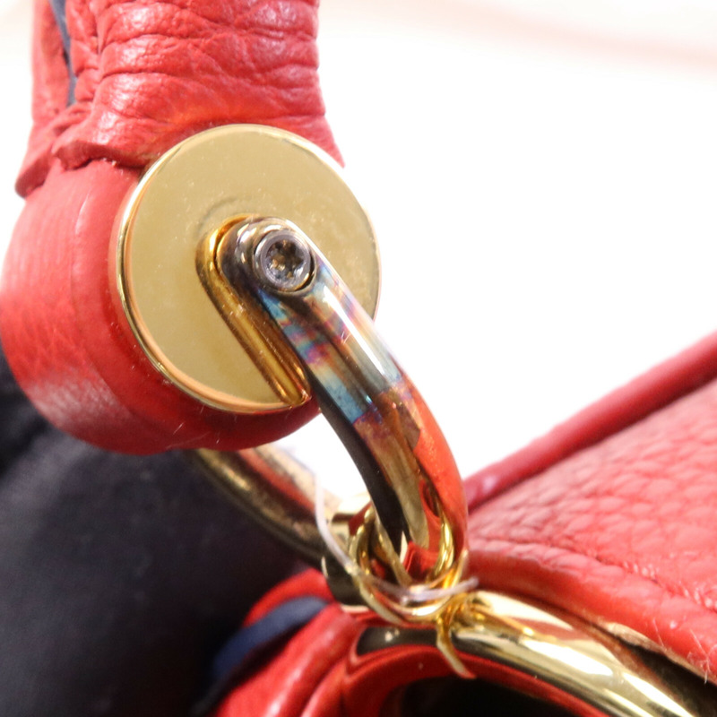 LOUIS VUITTON Monogram Double V金扣手挽肩背兩用袋-14