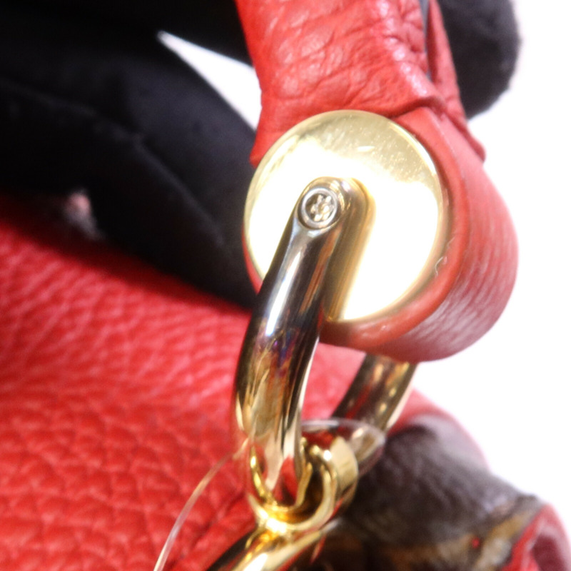 LOUIS VUITTON Monogram Double V金扣手挽肩背兩用袋-15