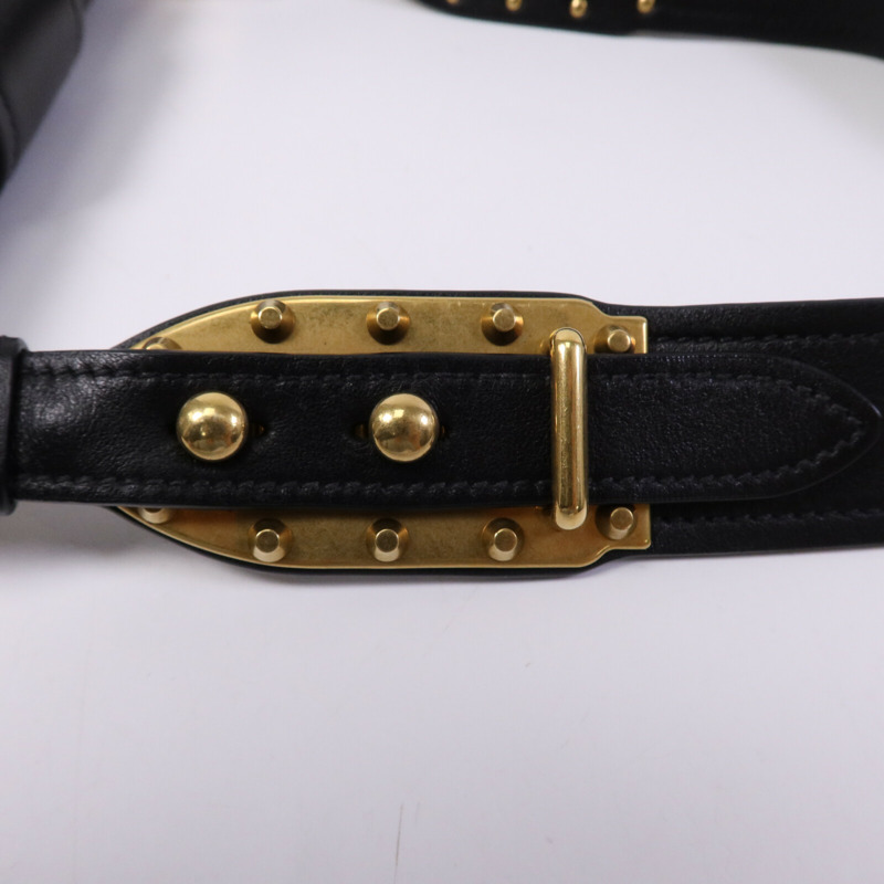 PRADA 牛皮皮革Cahier金扣肩背袋-6