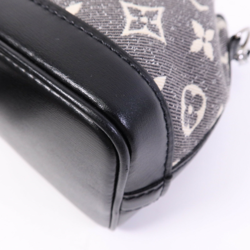 LOUIS VUITTON Jarquard Denim Nano Noe銀扣手挽肩背兩用袋-8