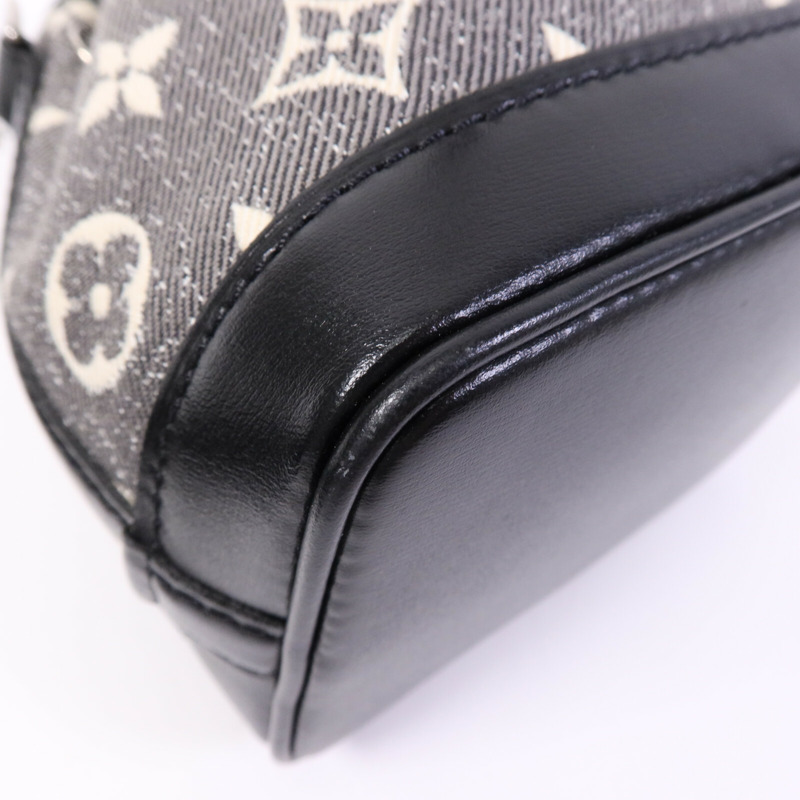 LOUIS VUITTON Jarquard Denim Nano Noe銀扣手挽肩背兩用袋-9