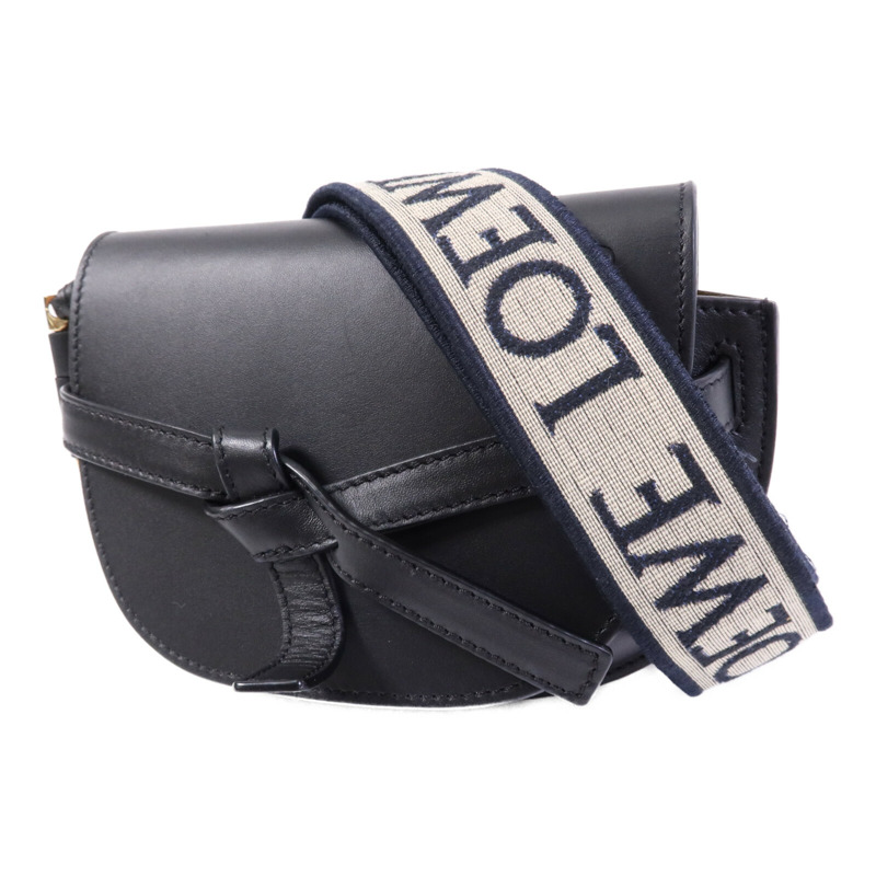 LOEWE 牛皮皮革Mini Gate Dual金扣肩背袋-2