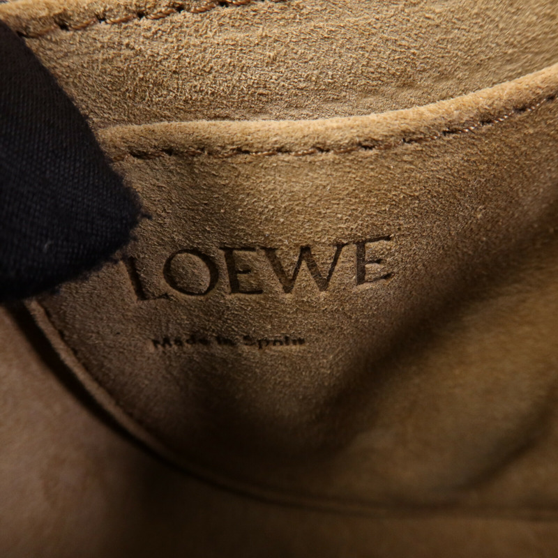 LOEWE 牛皮皮革Mini Gate Dual金扣肩背袋-5