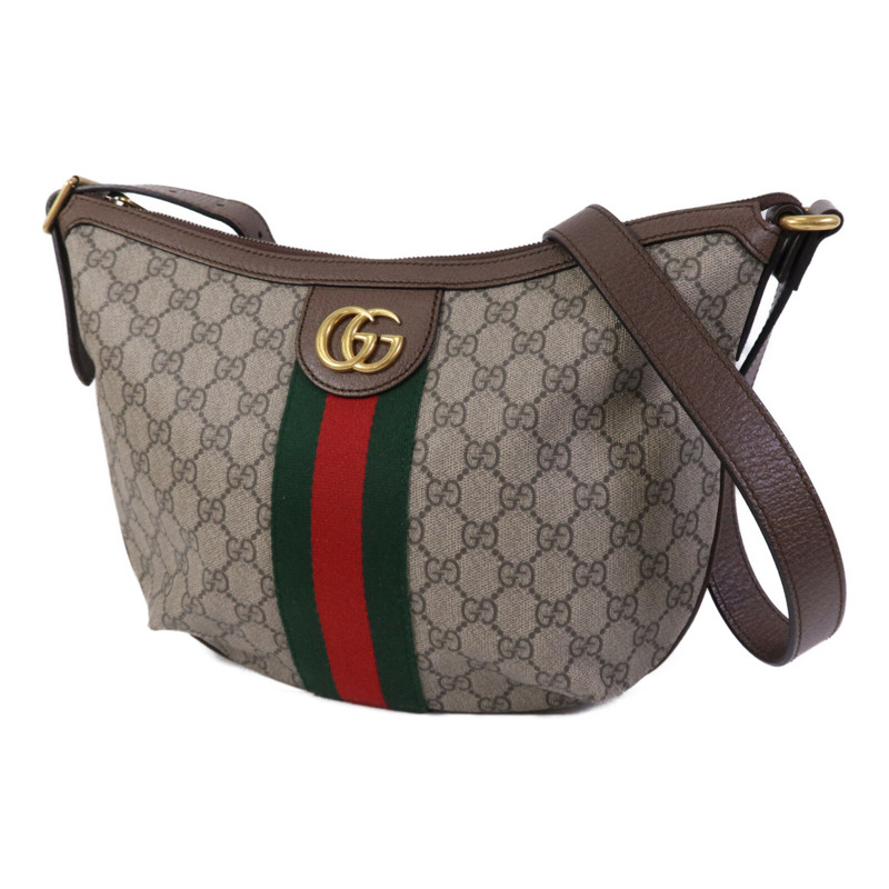 GUCCI 塗層帆布Ophidia金扣肩背袋-2