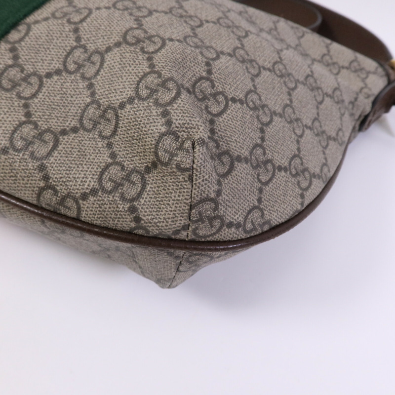 GUCCI 塗層帆布Ophidia金扣肩背袋-12