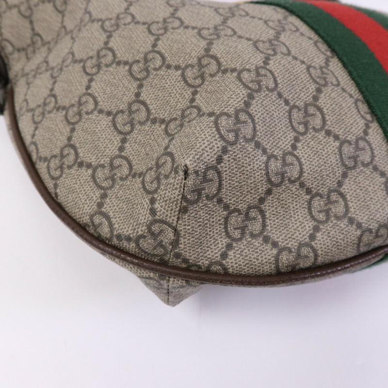 GUCCI 塗層帆布Ophidia金扣肩背袋-13