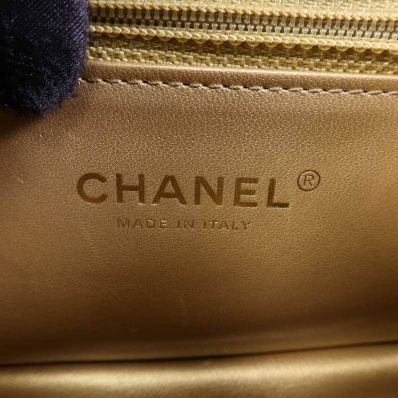 CHANEL 牛皮皮革Chain Shoulder Bag金扣鏈帶肩背袋-5