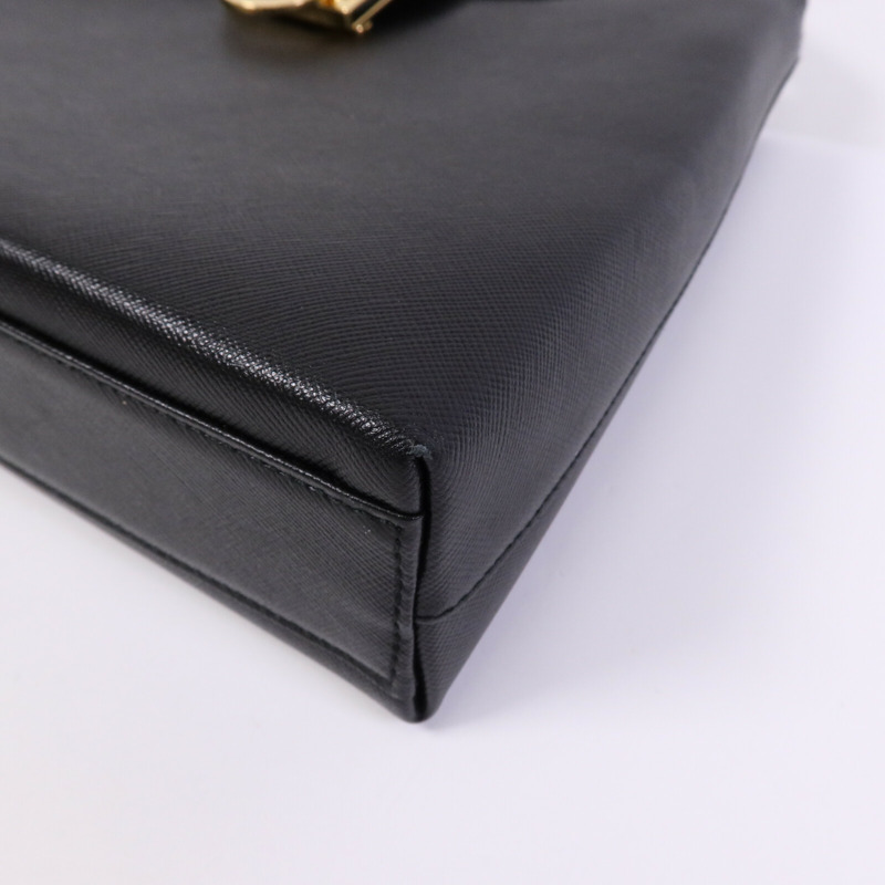 Salvatore Ferragamo 牛皮皮革Gancini金扣肩背袋-9