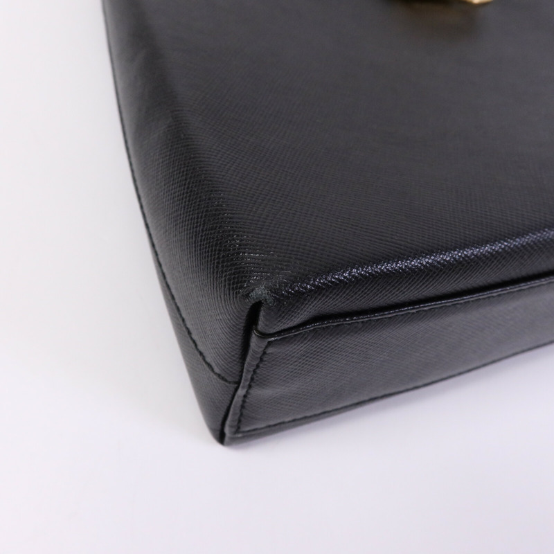 Salvatore Ferragamo 牛皮皮革Gancini金扣肩背袋-10