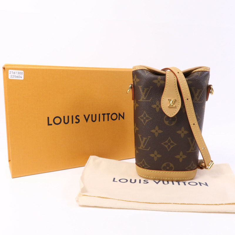 LOUIS VUITTON Monogram Fold Me Pouch金扣肩背袋-7