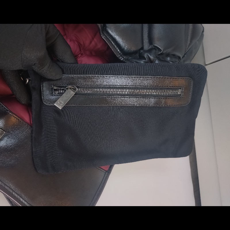 Chanel 霧銀鍊黑皮菱格泡泡口蓋包-23