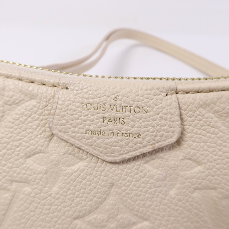 LOUIS VUITTON Monogram Empreinte Easy Pouch On Strap金扣手挽肩背兩用袋-4