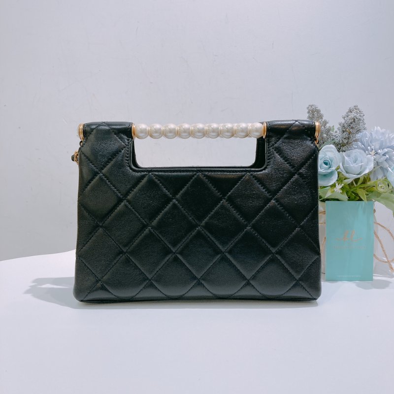 TW4787 Chanel 香奈兒 小號 珍珠手柄 單肩袋AS5413 Small Shopping Bag With Pearl Handle-1