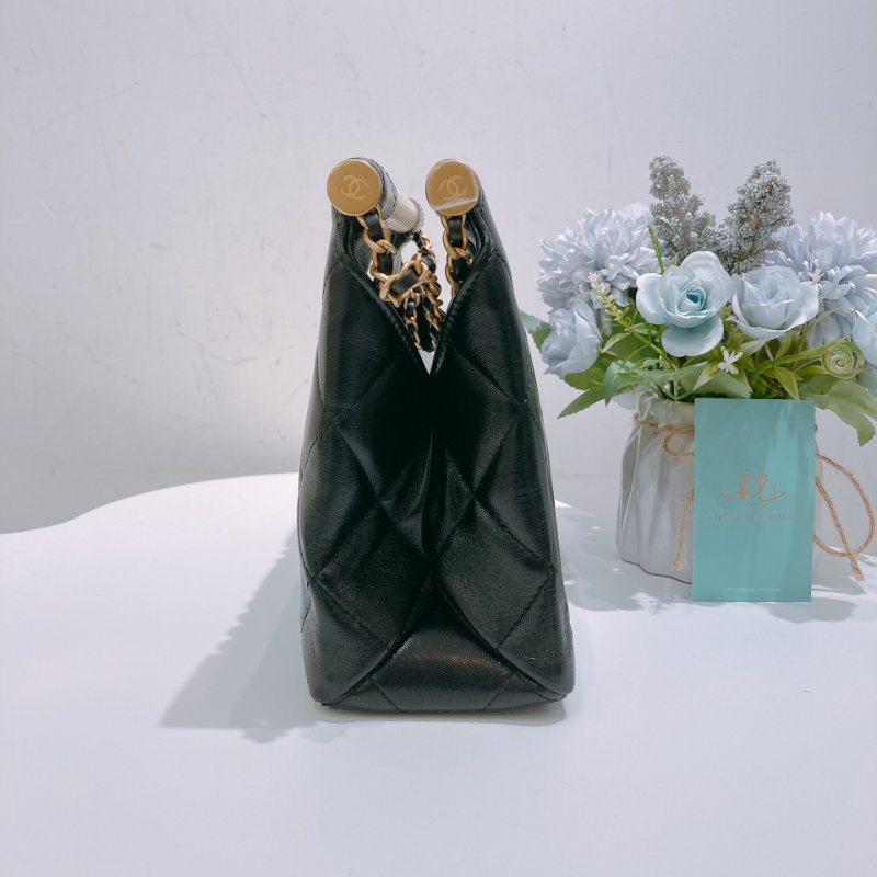 TW4787 Chanel 香奈兒 小號 珍珠手柄 單肩袋AS5413 Small Shopping Bag With Pearl Handle-2