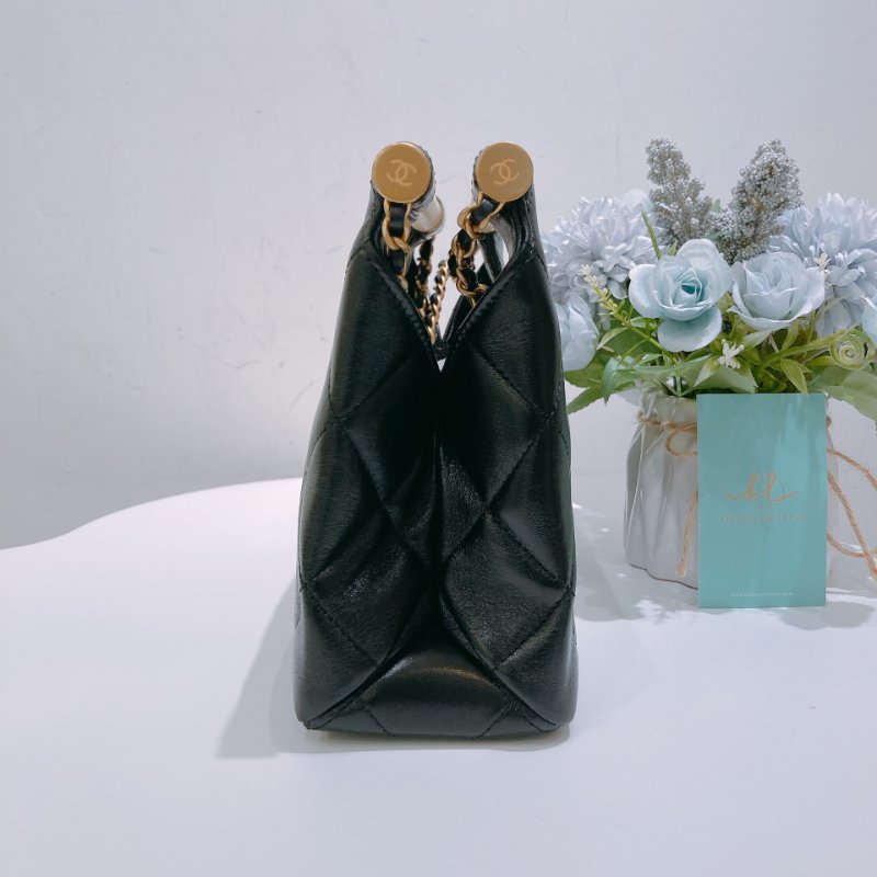 TW4787 Chanel 香奈兒 小號 珍珠手柄 單肩袋AS5413 Small Shopping Bag With Pearl Handle-3